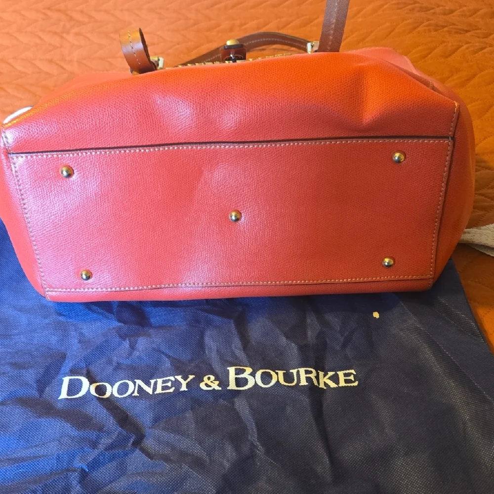 Dooney & Bourke Coral Leather Satchel - Picture 5 of 11